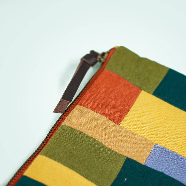 Repurposed Fabric iPad Sleeve - Multicolor