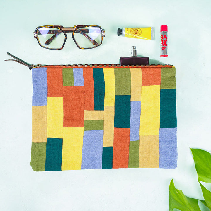 Repurposed Fabric iPad Sleeve - Multicolor