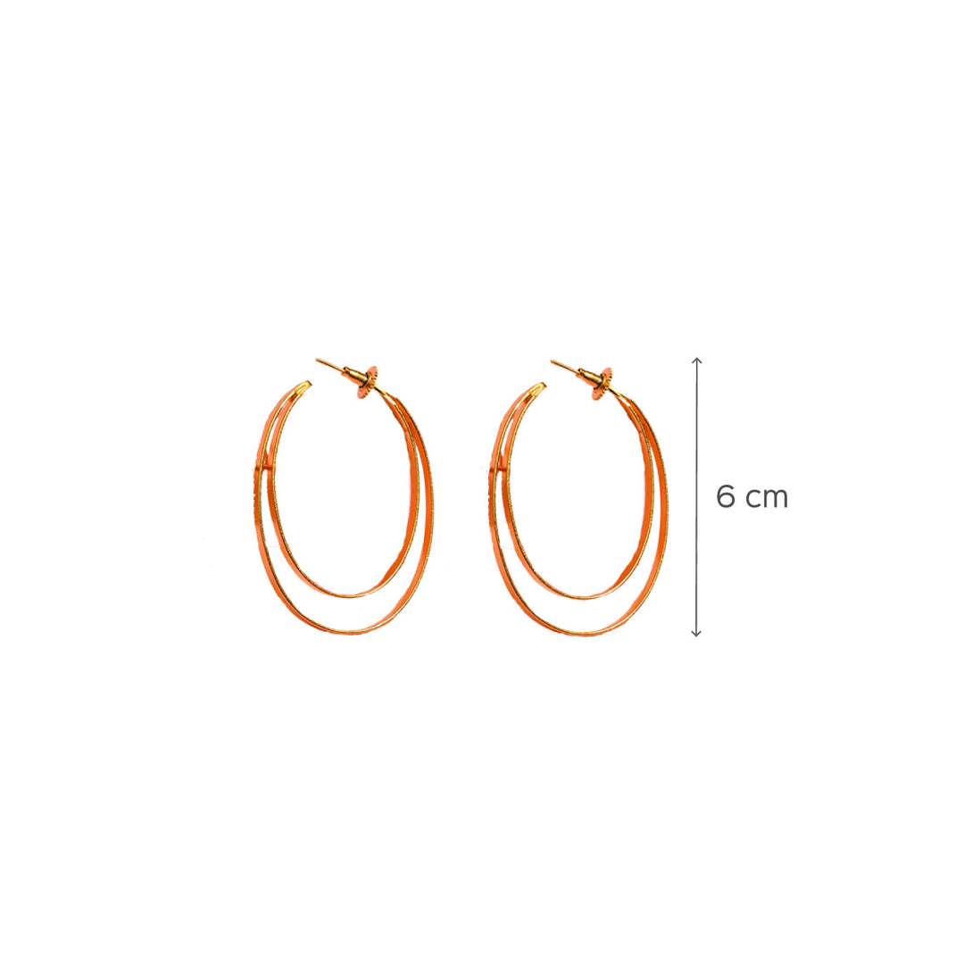 Classic Double Hoops