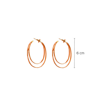 Classic Double Hoops