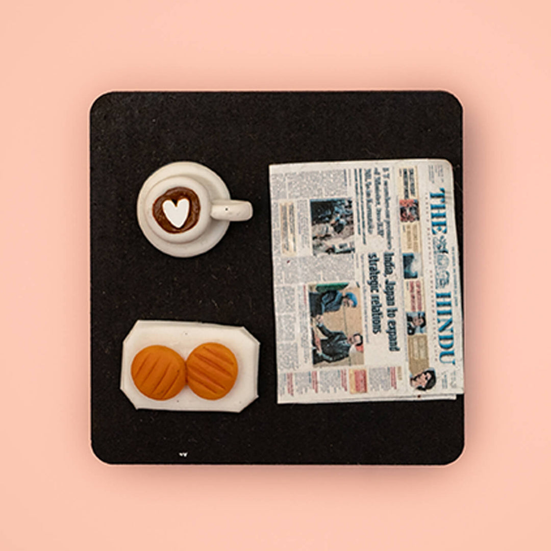 Miniature Coffee Clay Fridge Magnet