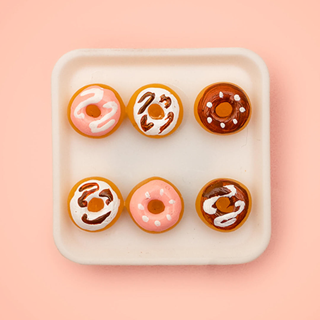 Miniature Donut Clay Fridge Magnet