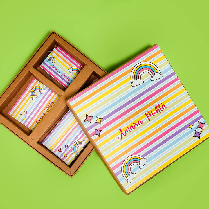 Stationery Box for Kids - Rainbow Theme