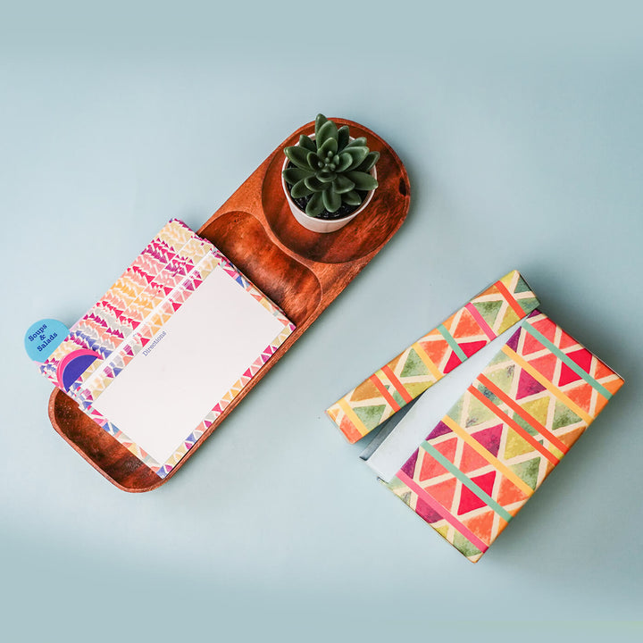 Recipe Cards Box - Geometric