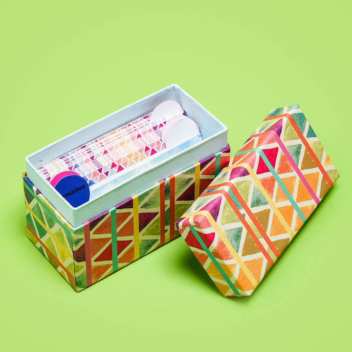Recipe Cards Box - Geometric