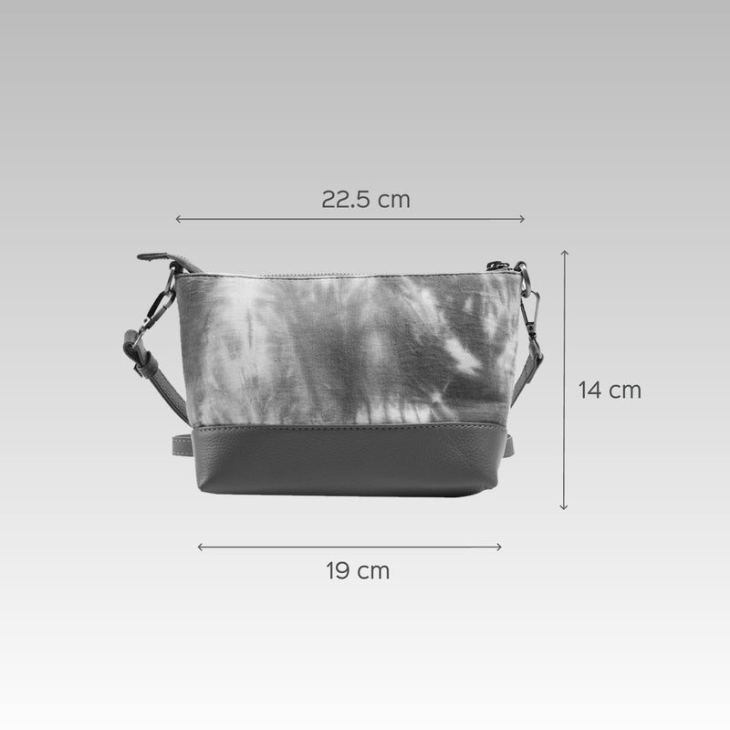 Shibori Sling Bag - French Blue