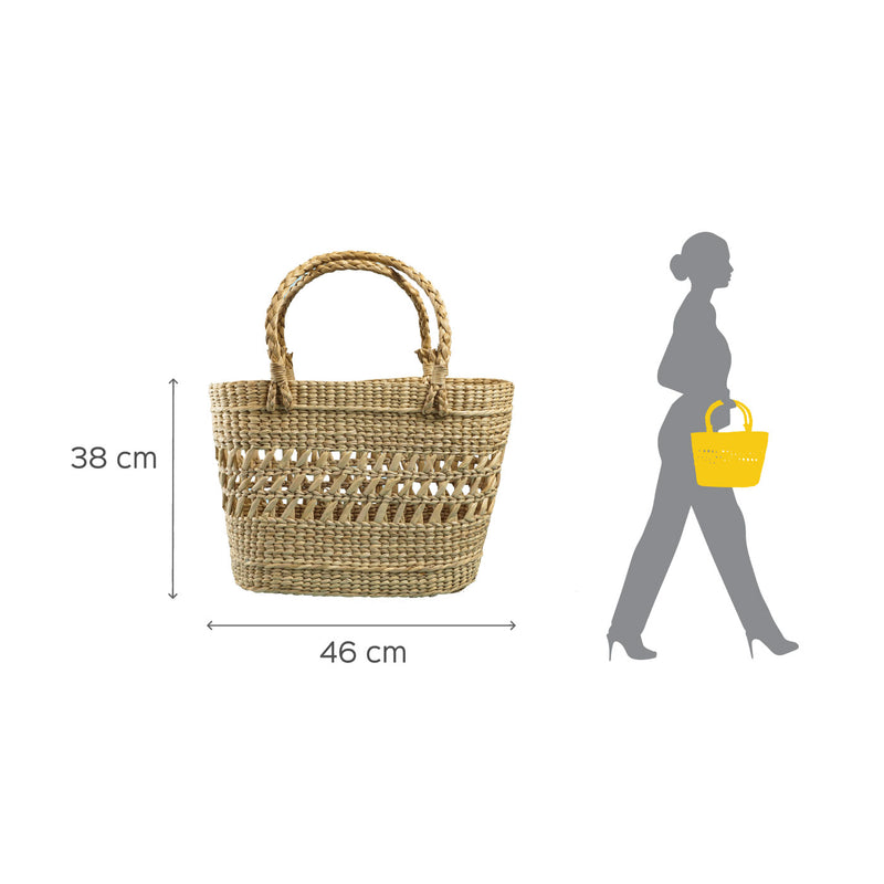 Handwoven Lattice Shopping Bag