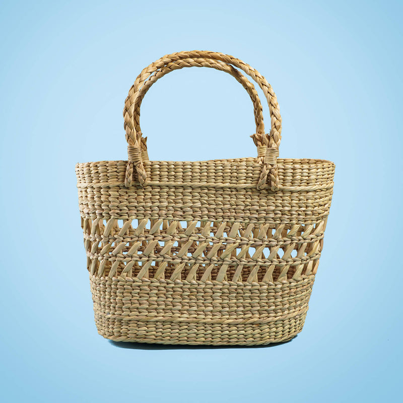 Handwoven Lattice Shopping Bag