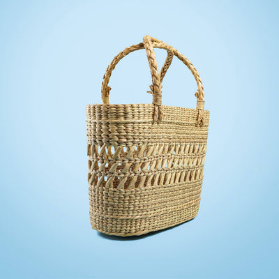 Handwoven Lattice Shopping Bag