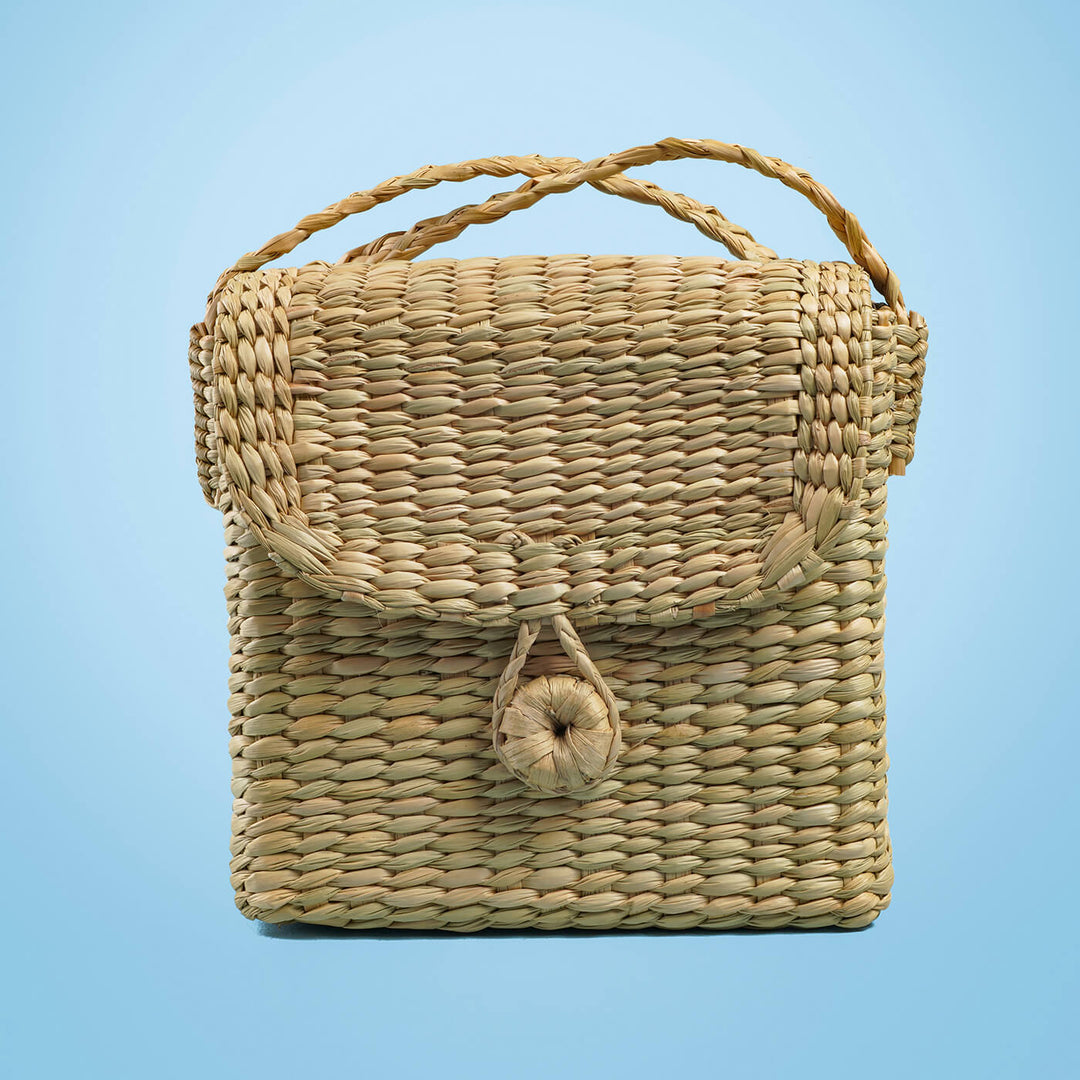 Handwoven Kauna Grass Sling Bag