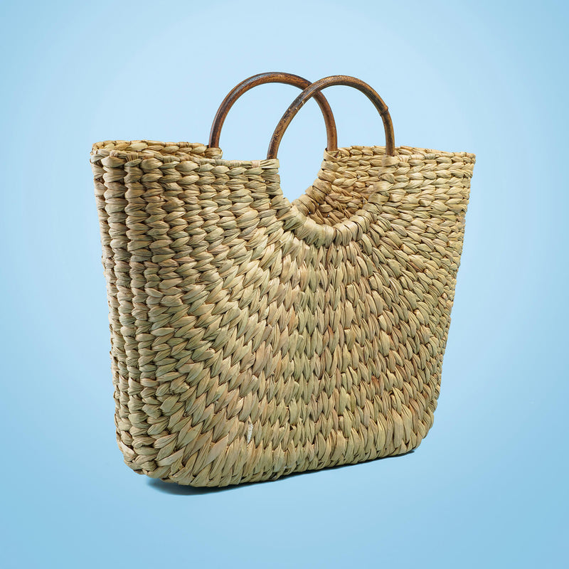 Multi-purpose Beach Bag With Cane Handles