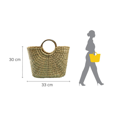 Multi-purpose Beach Bag With Cane Handles