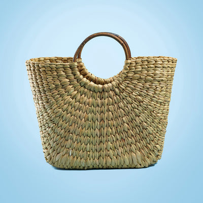 Multi-purpose Beach Bag With Cane Handles