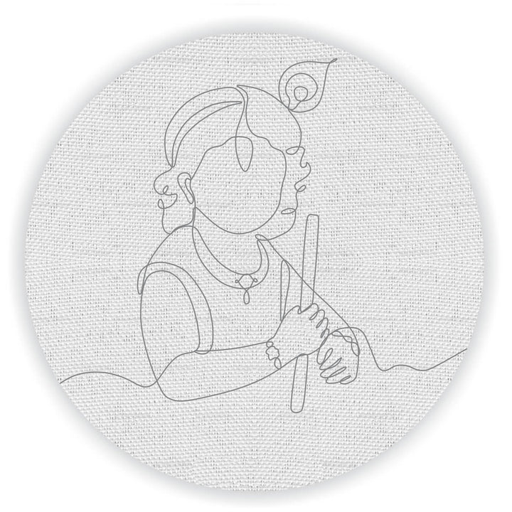 Trial Pack - Divine Premarked Canvas Bases for Kids - Set of 5