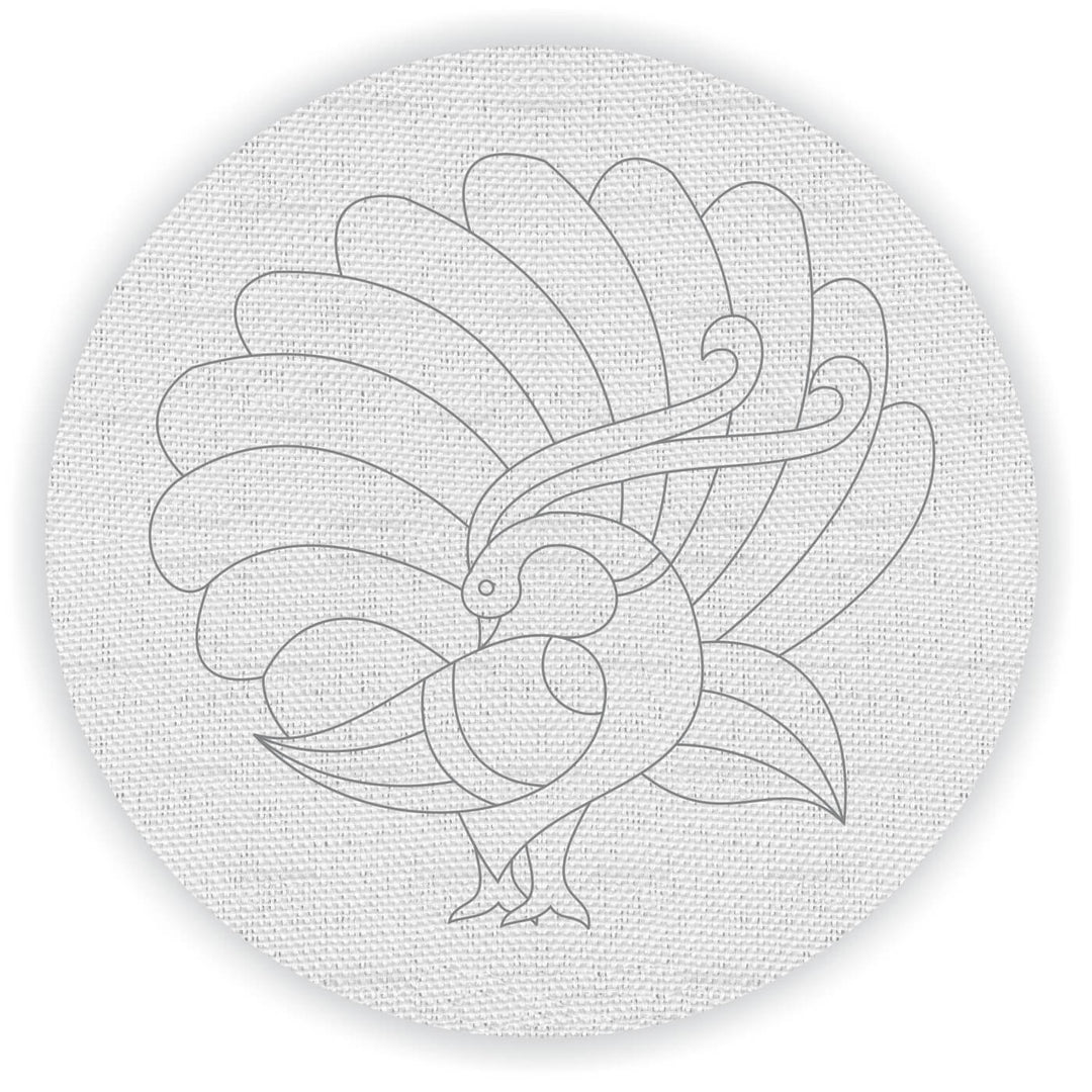 Trial Pack - Flora and Fauna Premarked Canvas Bases - Set of 7