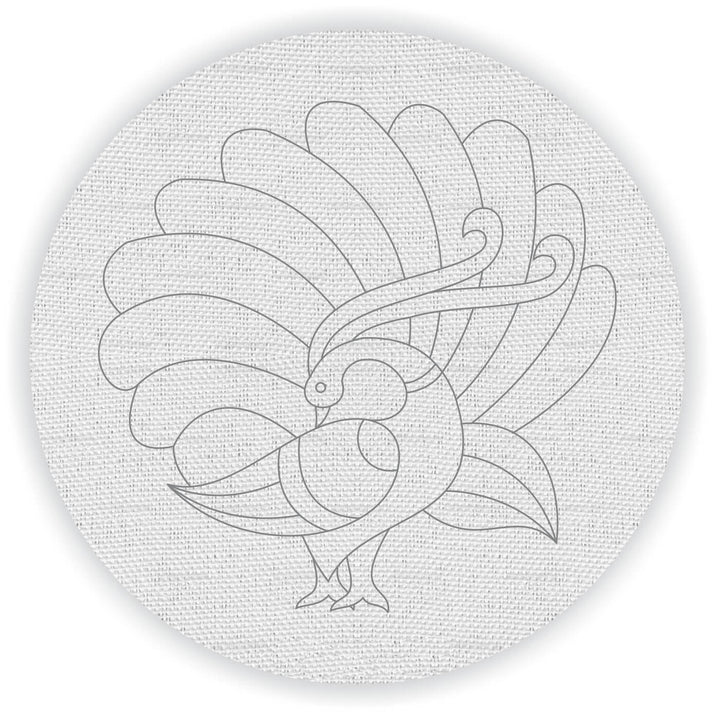 Trial Pack - Flora and Fauna Premarked Canvas Bases - Set of 7