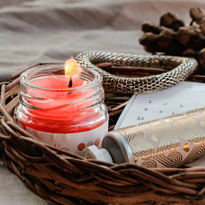 Handmade Gratitude Hamper - Indigo Stripes