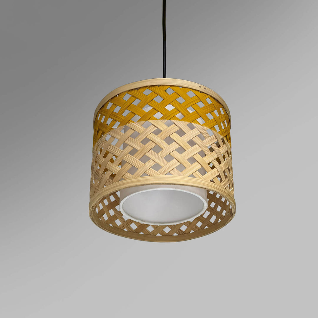 Bamboo Mushroom Pendant Lamp