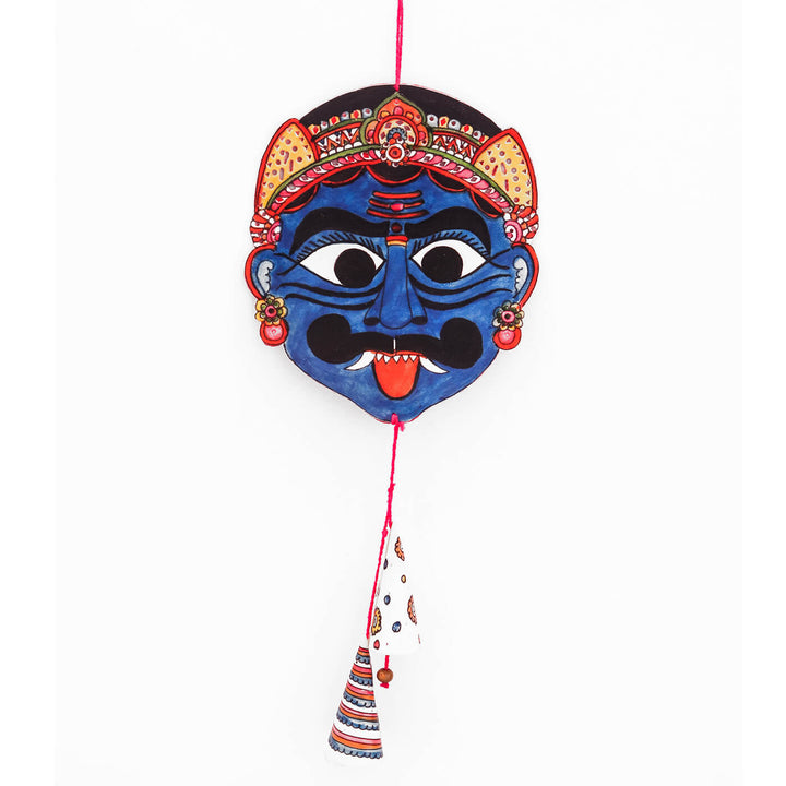 Hand-painted Good Luck Demon Tholu Puppet Hanging