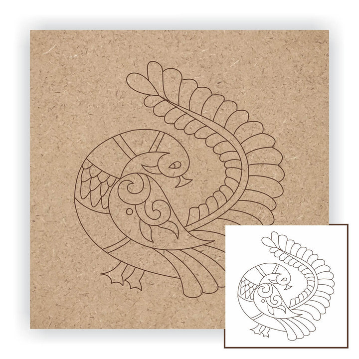 Trial Pack - Birds and Animals Premarked MDF Bases - Set of 7