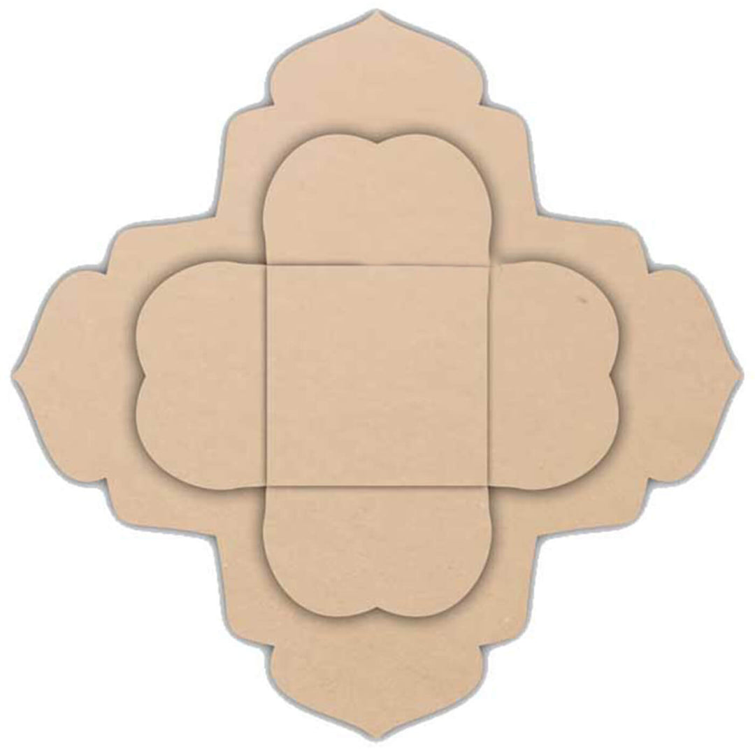 Ready to Paint MDF Layered Rangoli Base - TI094