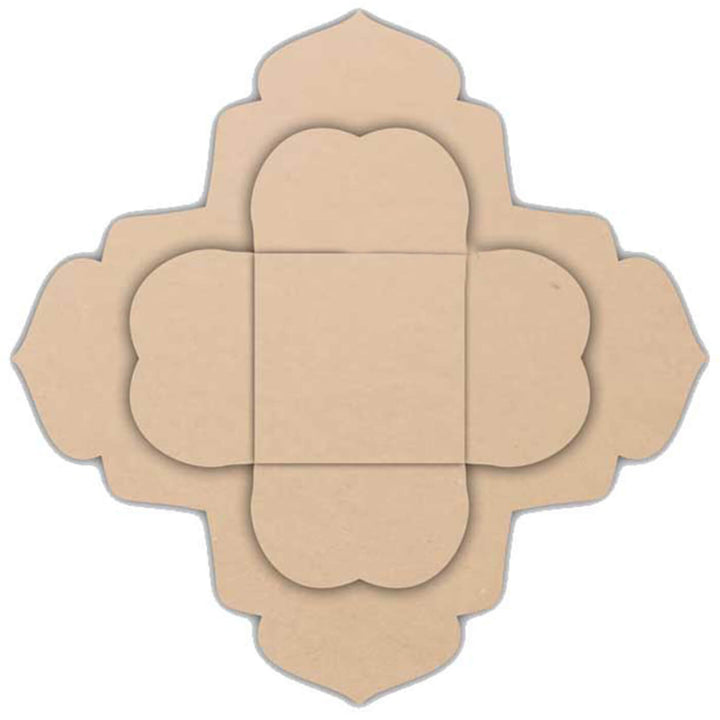 Ready to Paint MDF Layered Rangoli Base - TI094