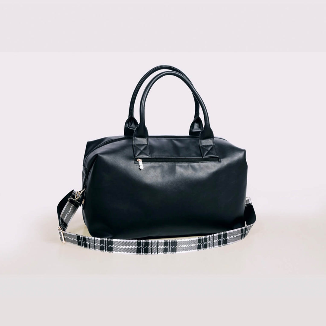 Faux Leather Weekend Holdall Handbag