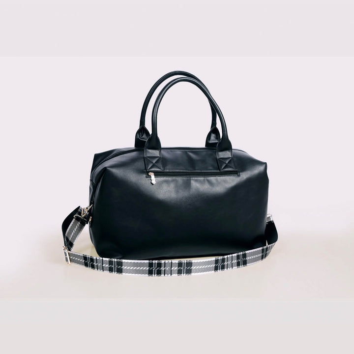 Faux Leather Weekend Holdall Handbag