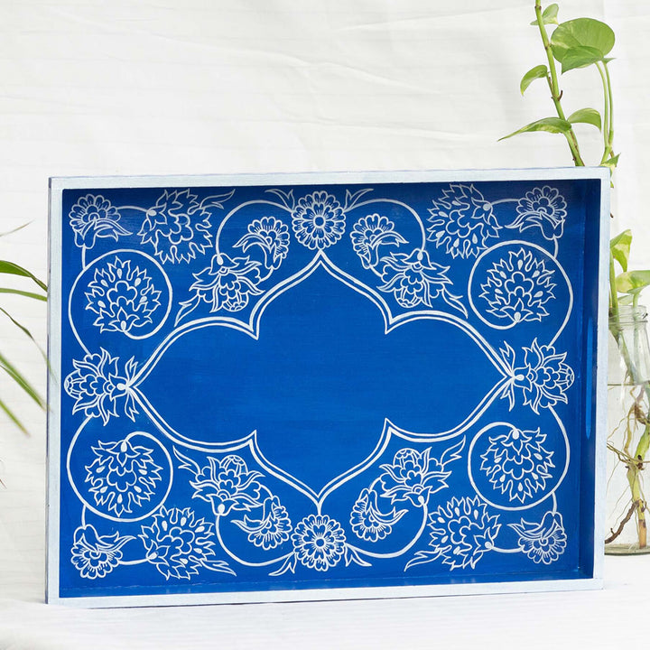 Handpainted Nyla Trays - Set of 3