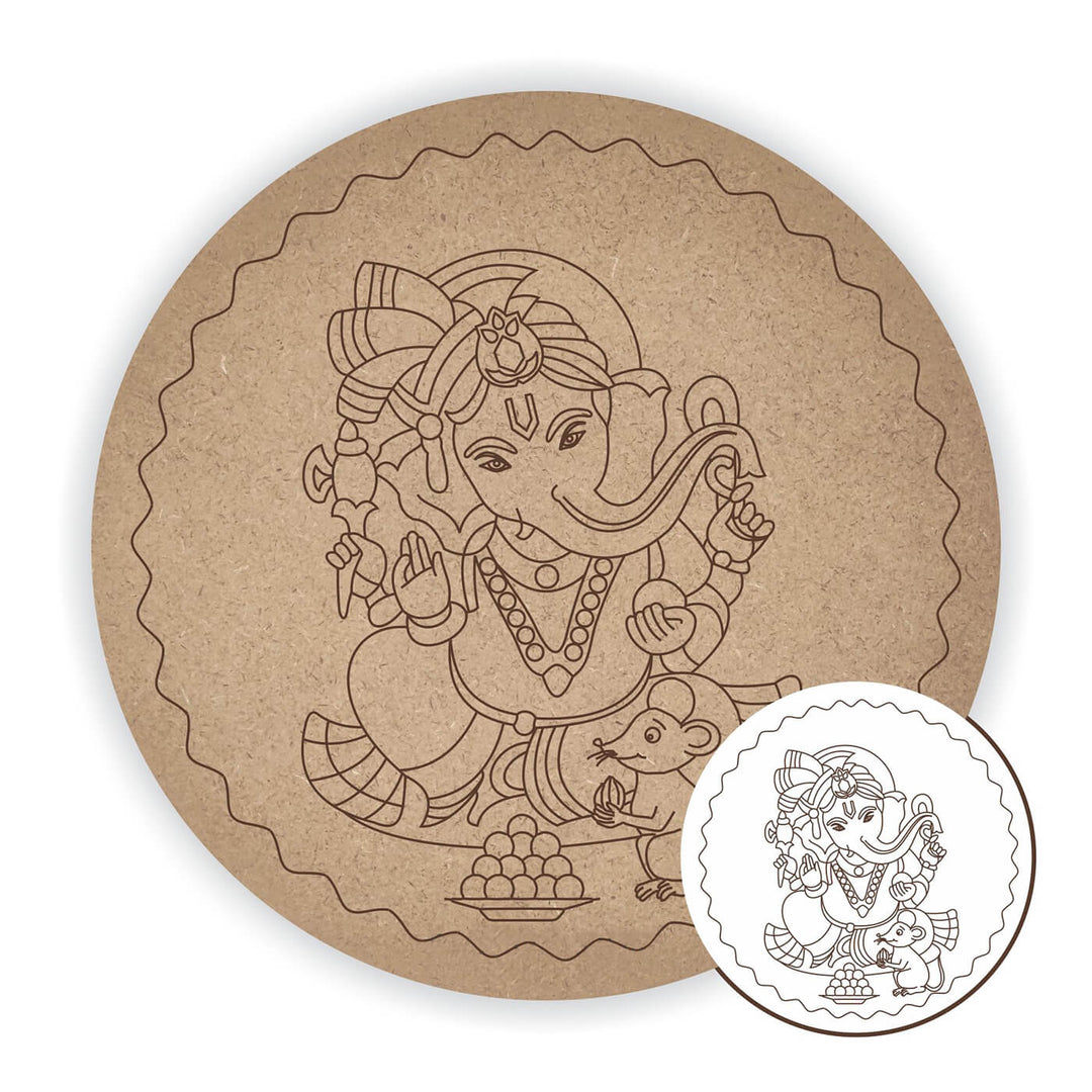 Trial Pack - Premarked Canvas and MDF bases - Set of 8 -