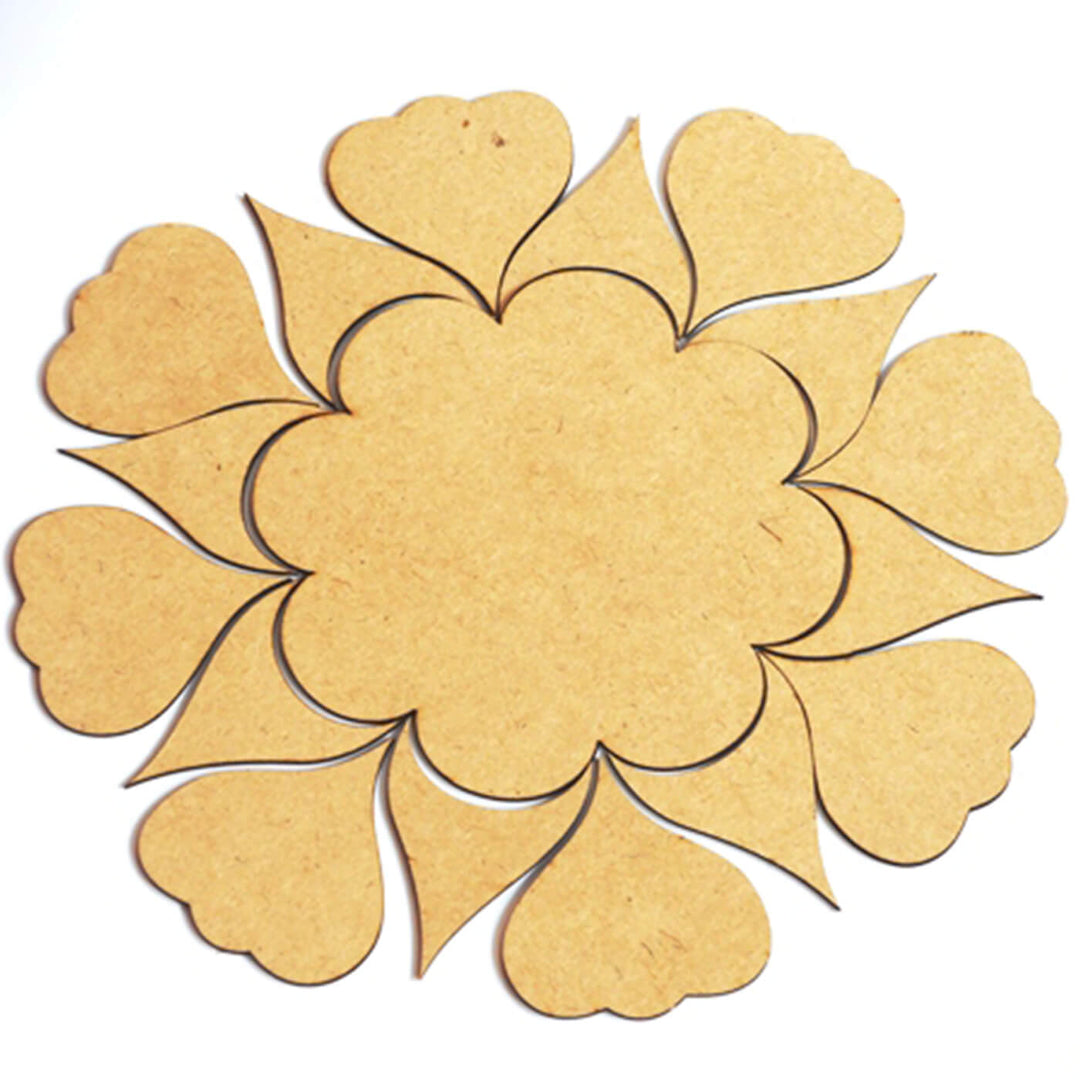 Ready to Paint MDF Rangoli Base - TI015