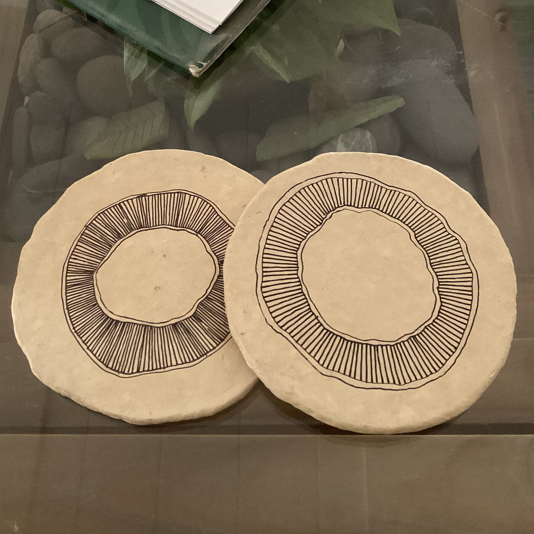 Hand-Illustrated Coasters