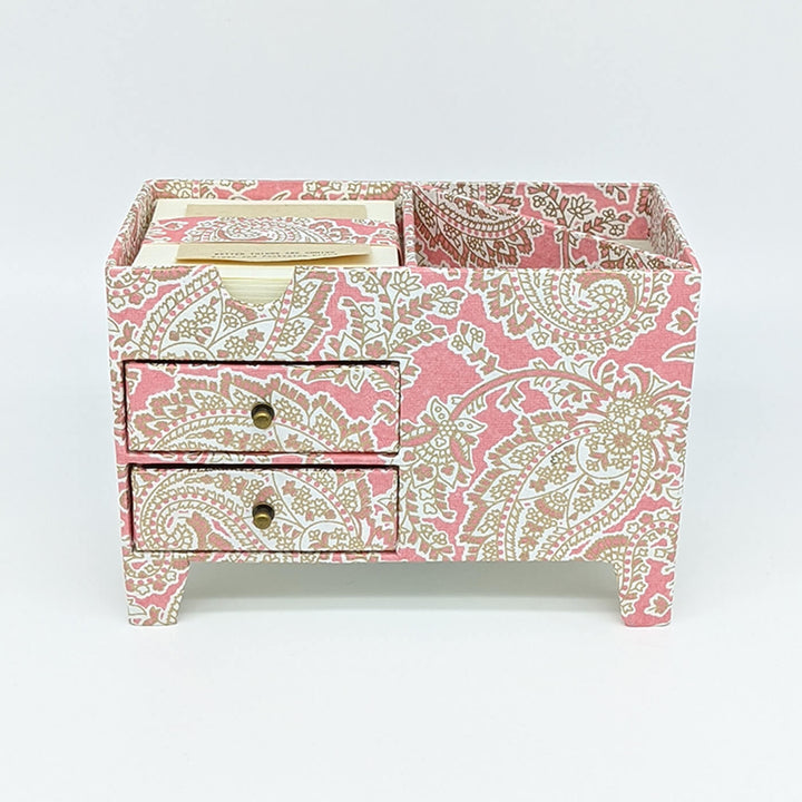 Handmade Paper Desk Organiser with Mini Drawers