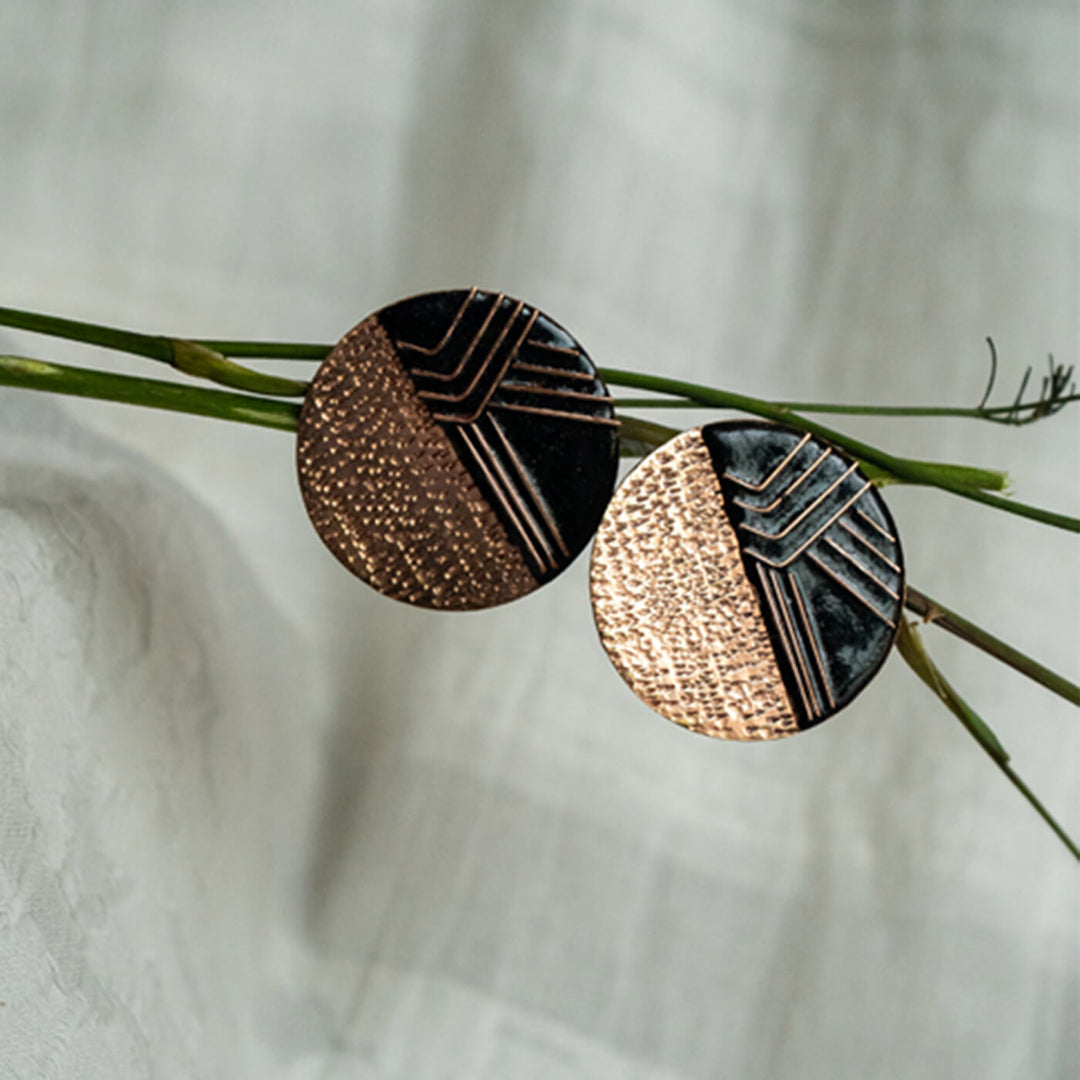 Suntop Copper Earrings