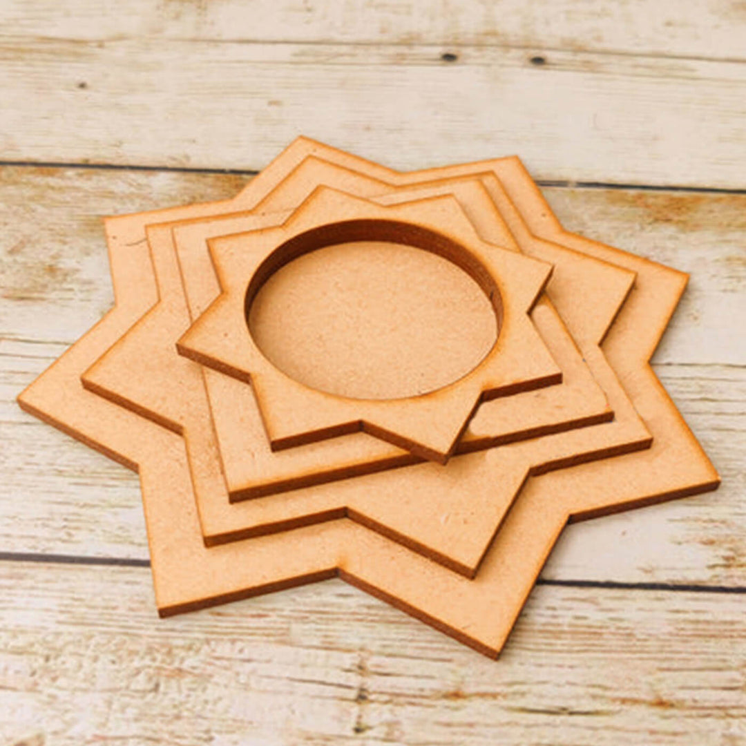Trial Pack Assorted Regal Ready to Paint Tealight Holders - Pack of 4
