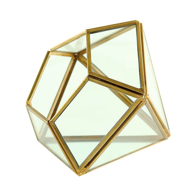 Diamond-Shaped Glass Jewellery Box