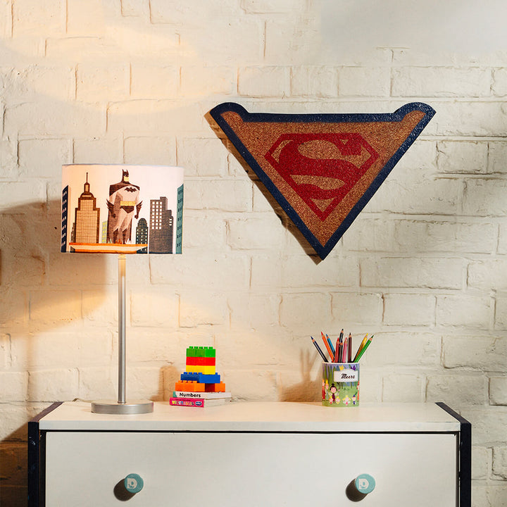 Superman Shield Cork Pinboard for Kids