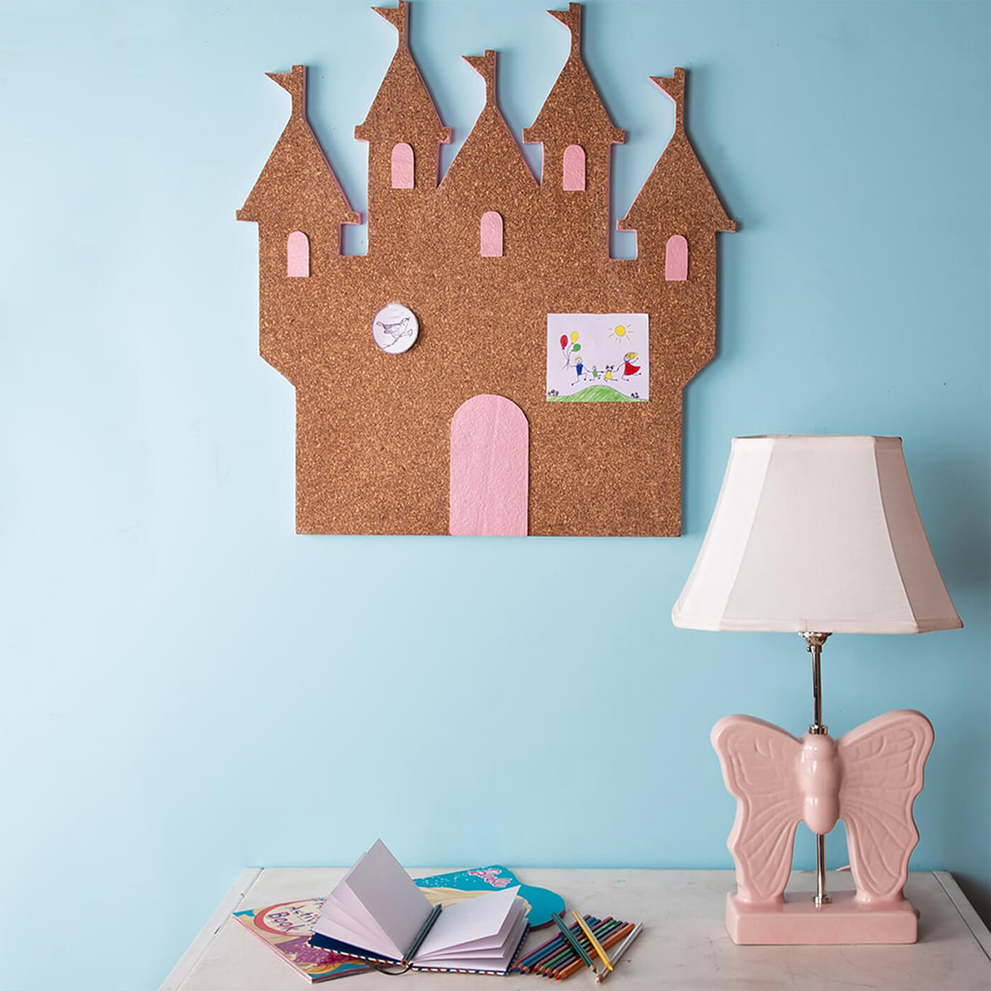 Buy Castle Cork Pinboard for Kids Online On Zwende