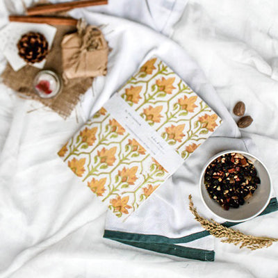 Yellow Floral A5 Journal