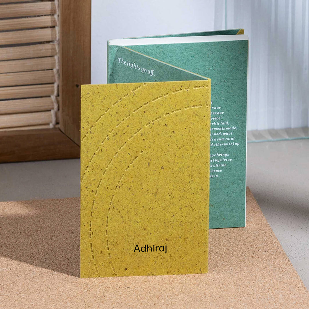 Sustainable Personalized Blank Notebook | 96 Pages, B7