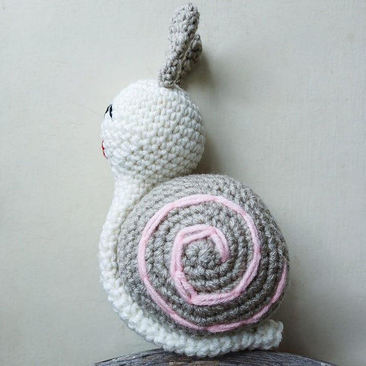 Round Snail Amigurumi Crochet Toy