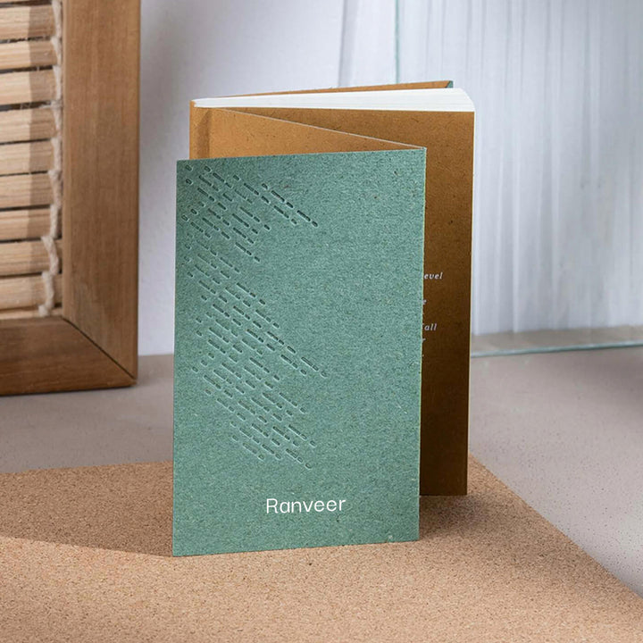 Sustainable Personalized Blank Notebook | 96 Pages, A7