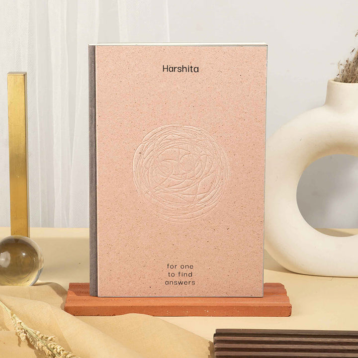Tree-free Personalized Undated Dotted Journal| 216 Pages, B5