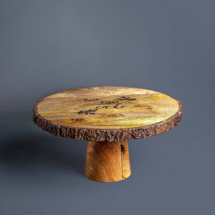 Carol Mango Wood Cake Stand
