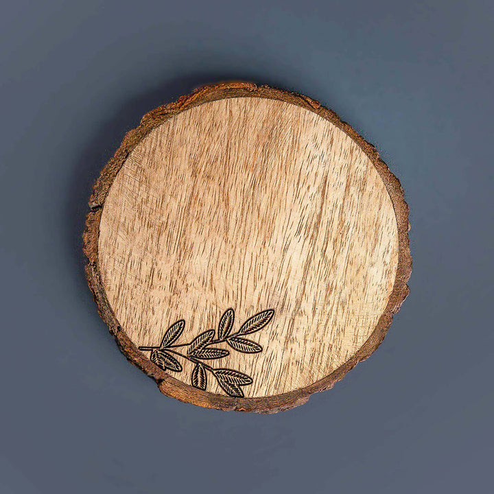 Cole Mango Wood Coaster - Set of 4