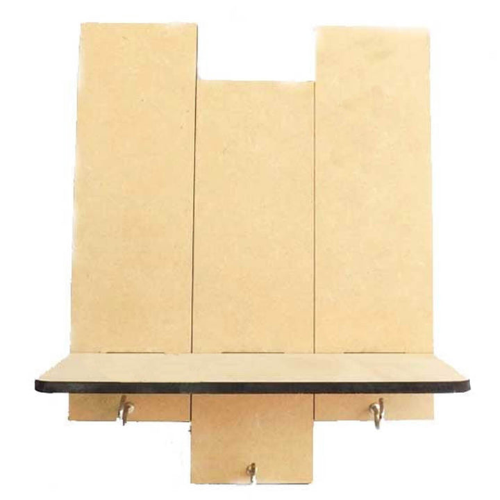 Saver Bundle - Ready to Paint MDF Key Holder - Large Planks with Shelf