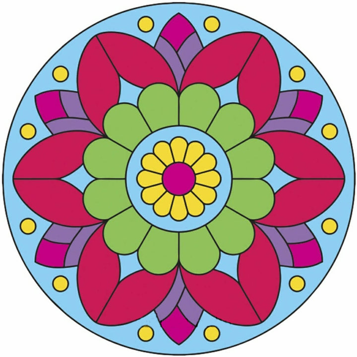 Ready to Paint MDF Engraved Mandala Base - 1103