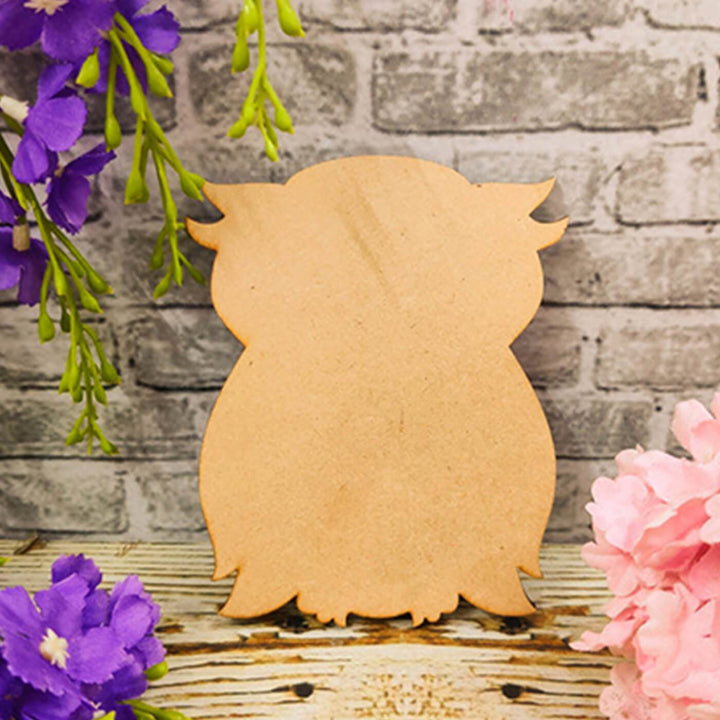 Ready to Paint MDF Fridge Magnet - Owl