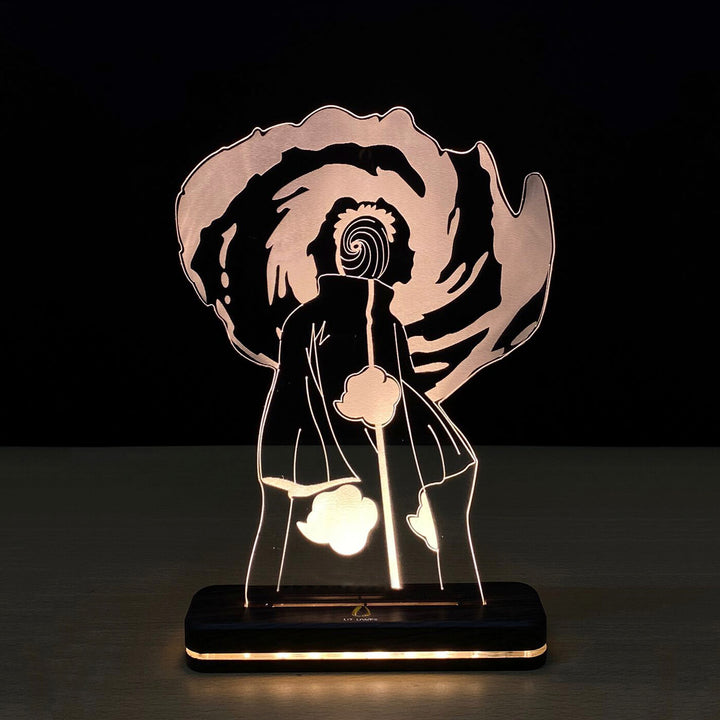 3D Illusion Obito Uchiha Naruto Anime Rechargeable LED Lamp