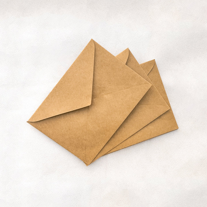 Brown Bamboo Gift Envelope